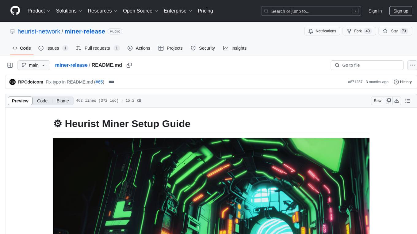 miner-release Screenshot