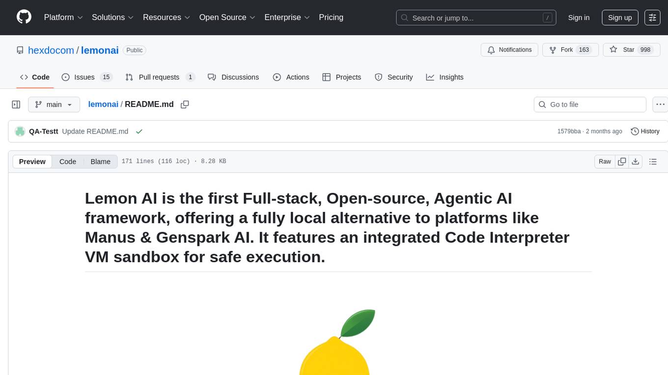 lemonai Screenshot
