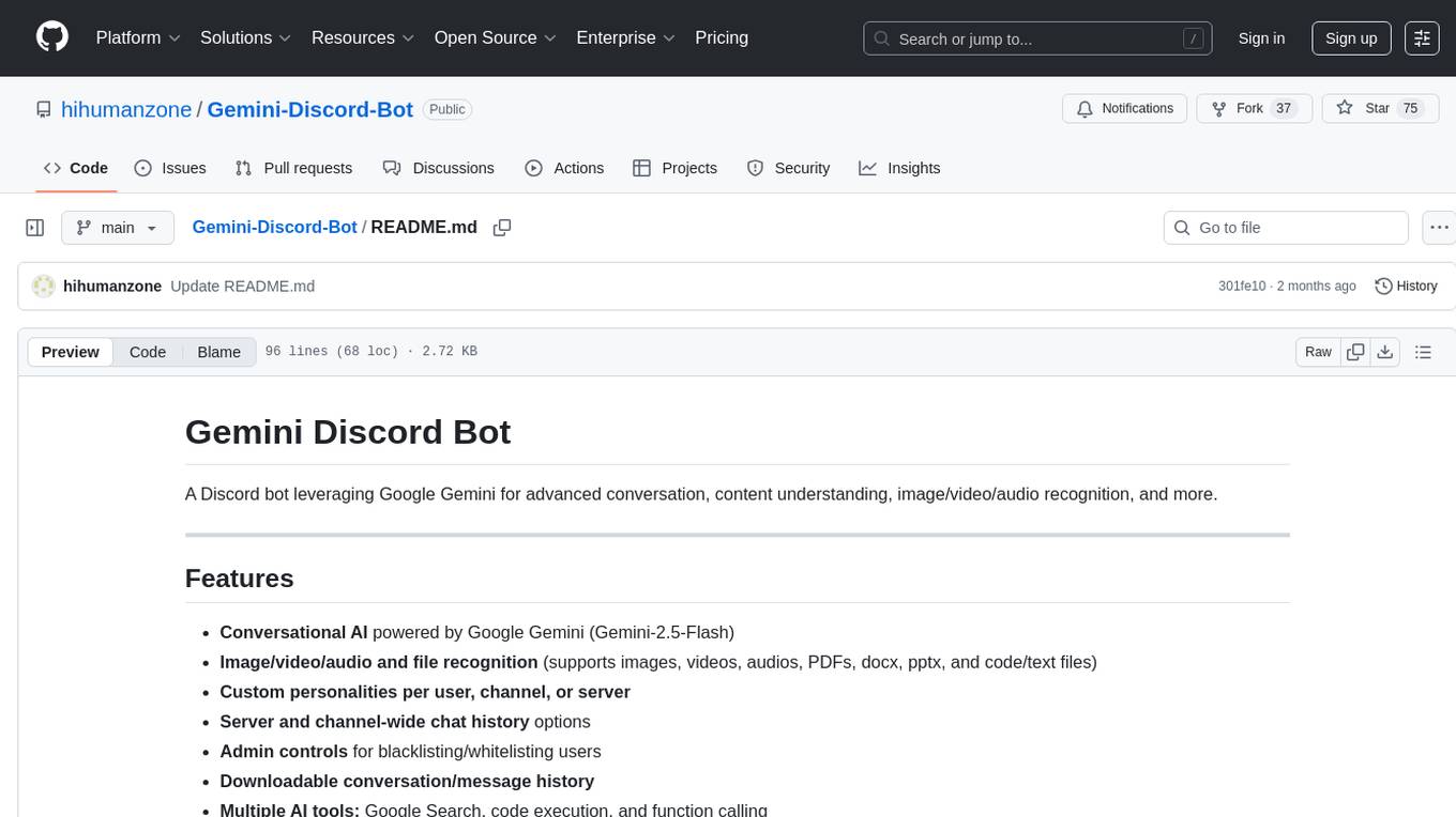 Gemini-Discord-Bot Screenshot