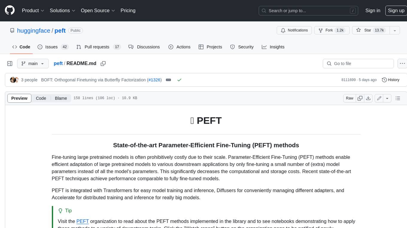 peft Screenshot