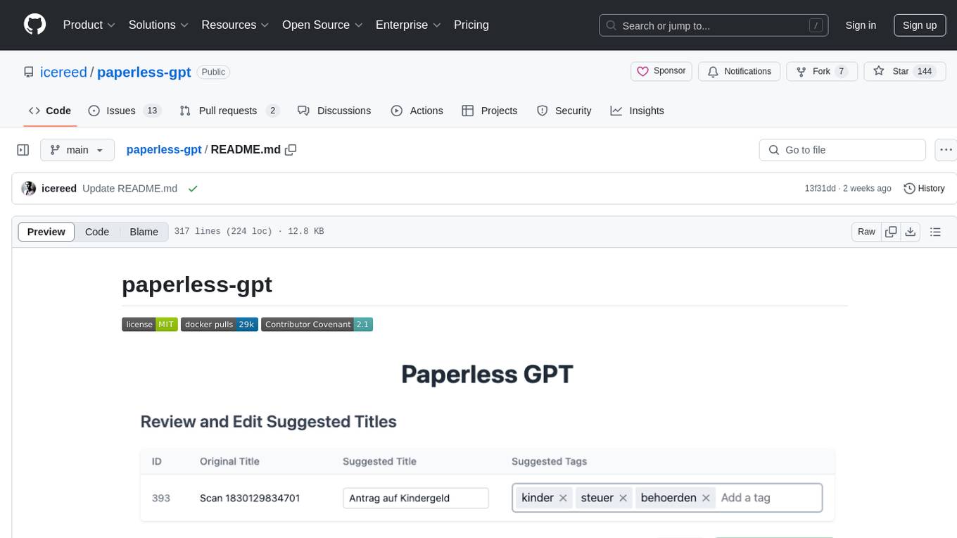 paperless-gpt Screenshot