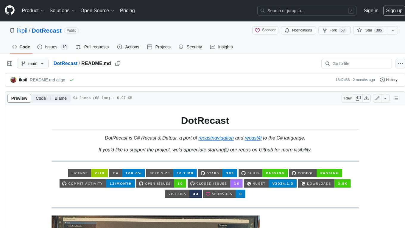 DotRecast Screenshot