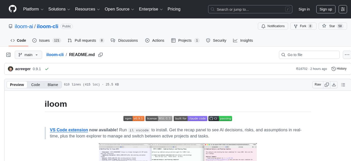 iloom-cli Screenshot