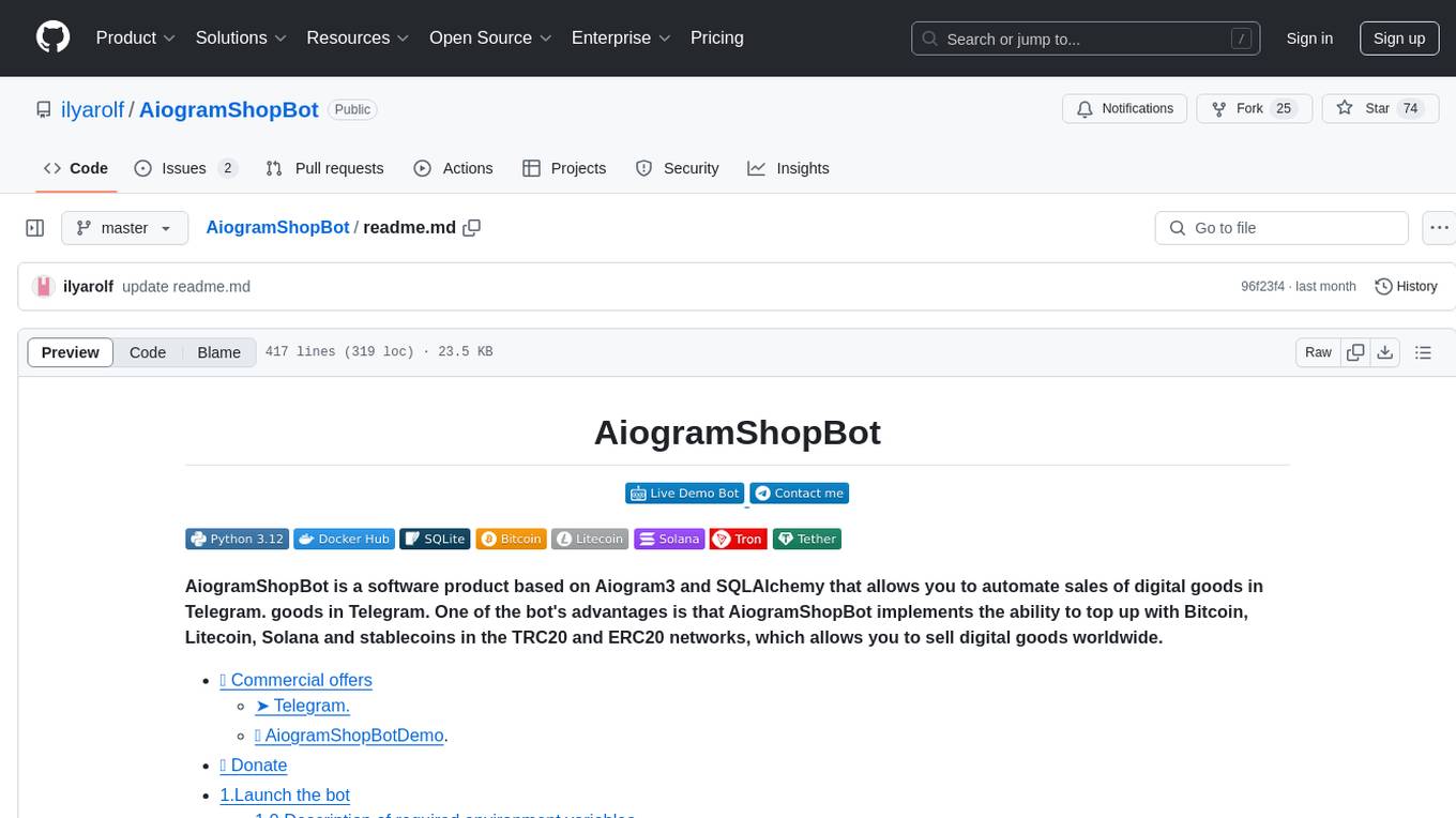 AiogramShopBot Screenshot