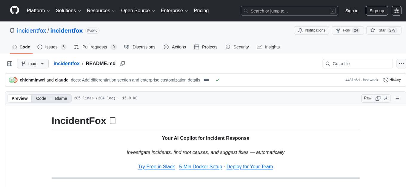 incidentfox Screenshot