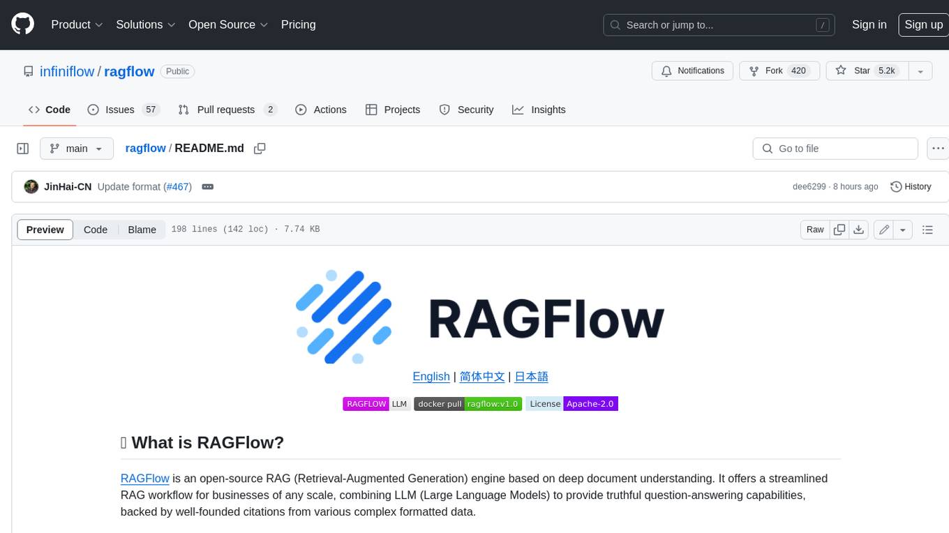 ragflow Screenshot