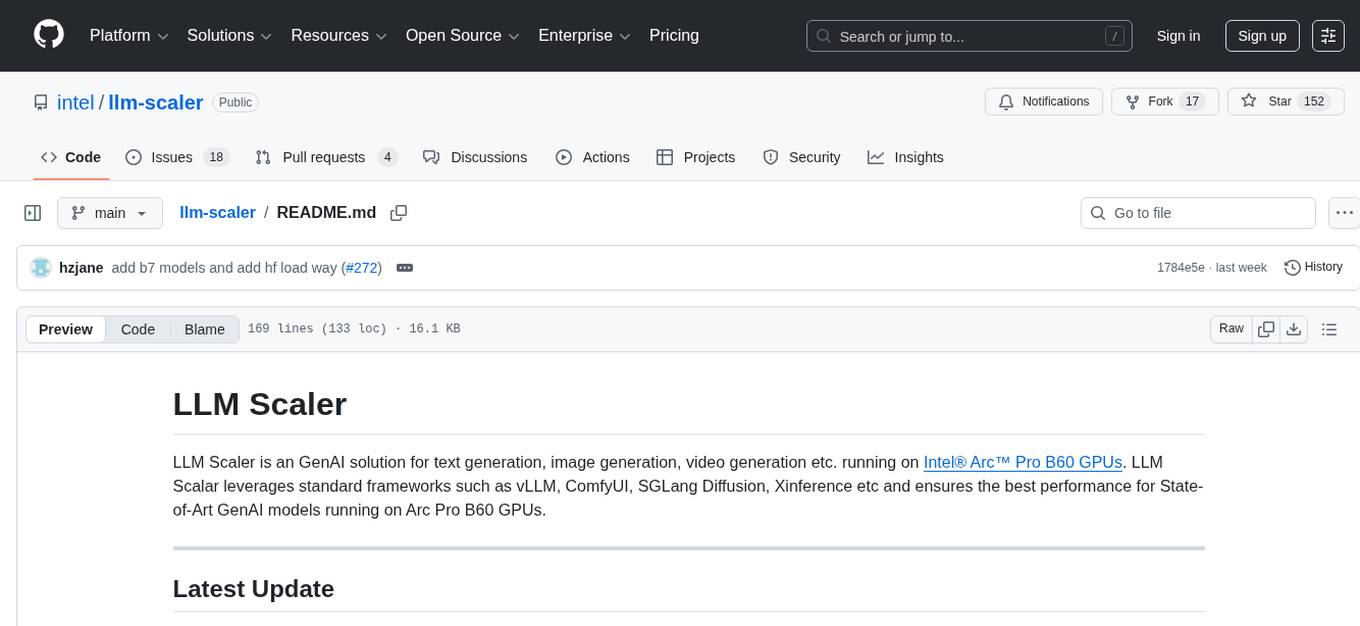 llm-scaler Screenshot