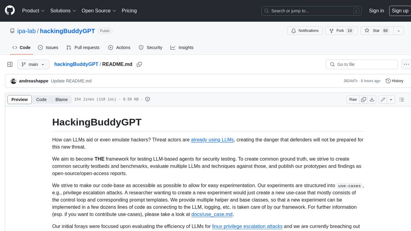 hackingBuddyGPT Screenshot