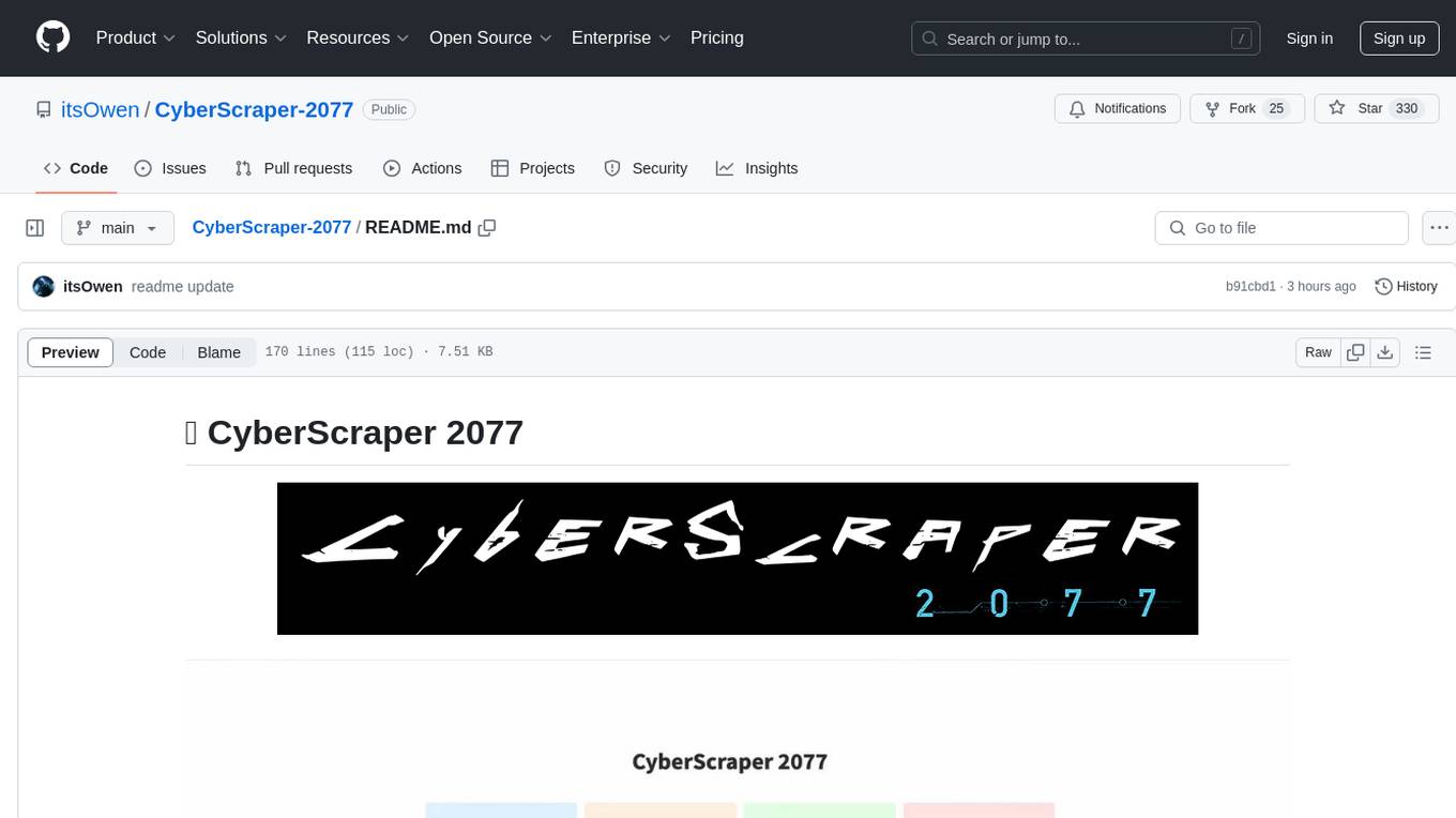 CyberScraper-2077 Screenshot