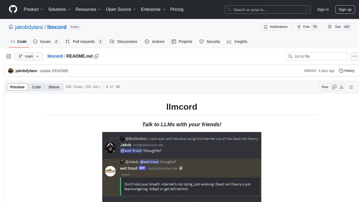 llmcord Screenshot