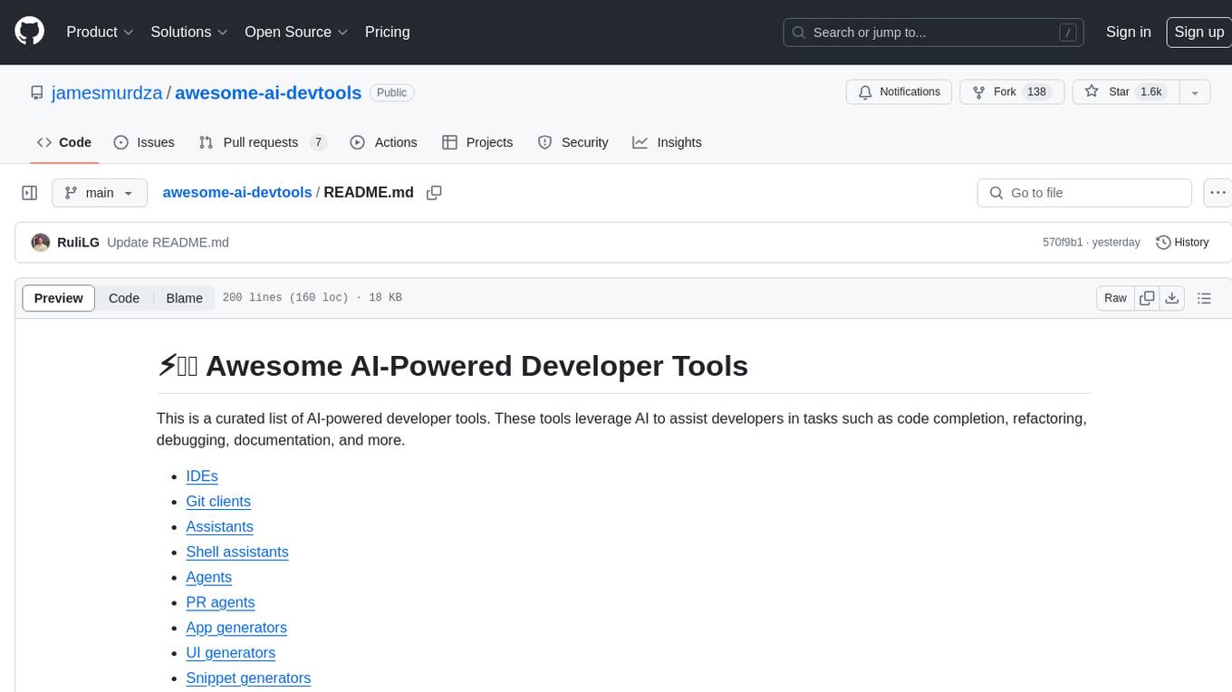 awesome-ai-devtools Screenshot