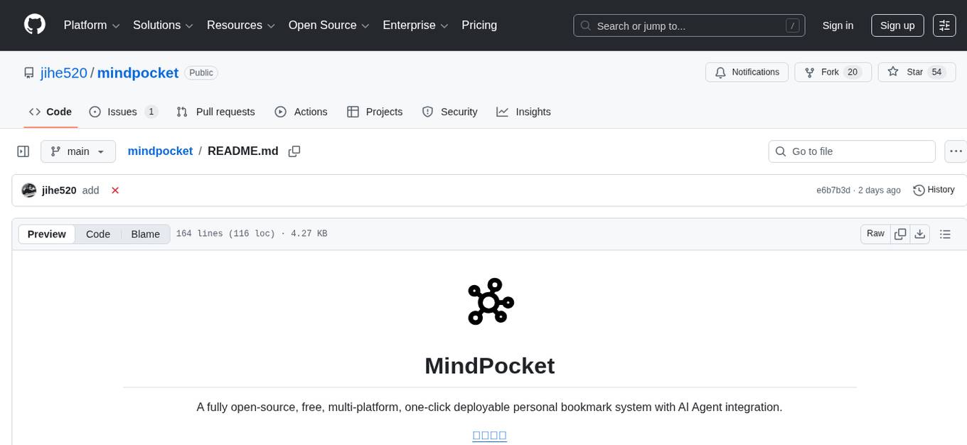 mindpocket Screenshot