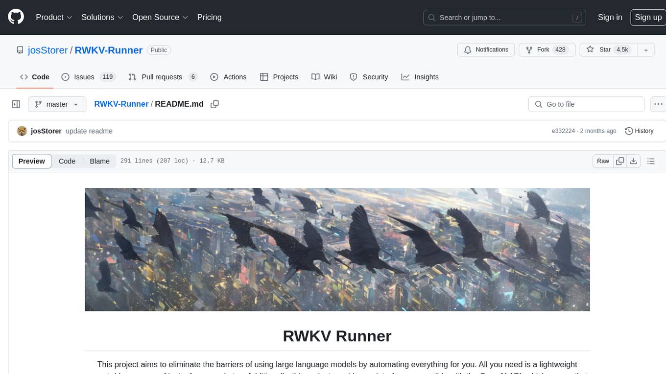 RWKV-Runner Screenshot