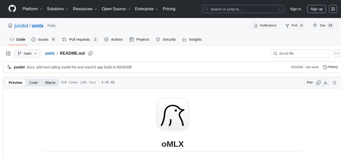omlx Screenshot