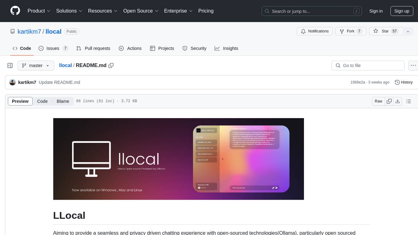 llocal Screenshot