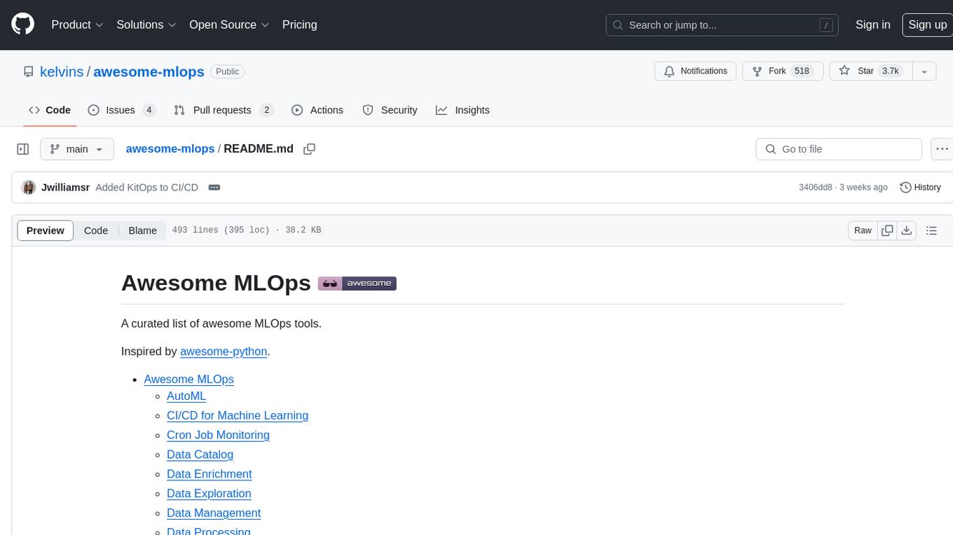 awesome-mlops Screenshot