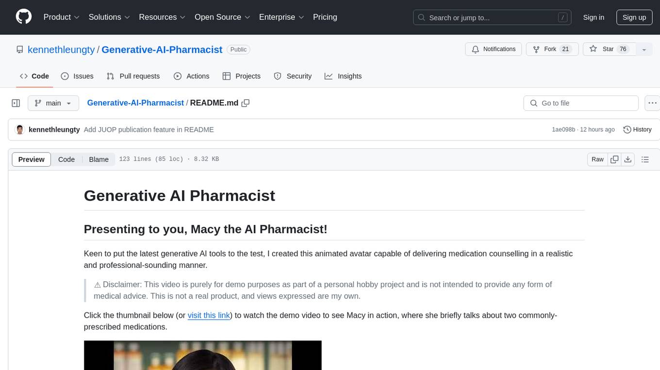 Generative-AI-Pharmacist Screenshot