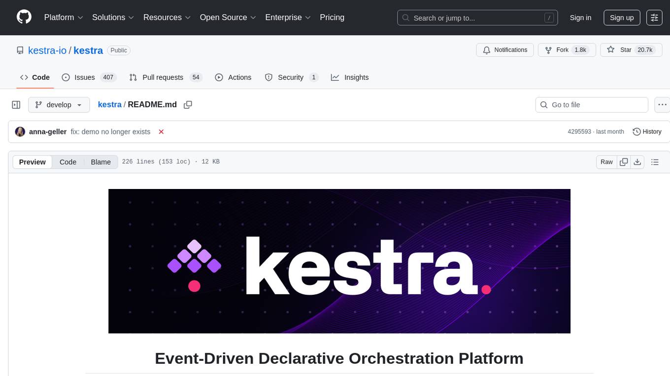 kestra Screenshot