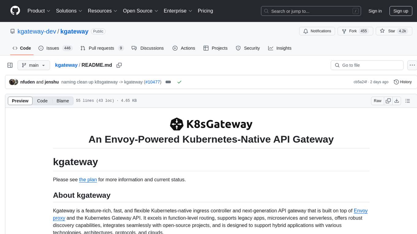 kgateway Screenshot