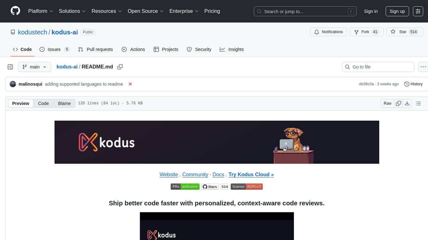 kodus-ai Screenshot