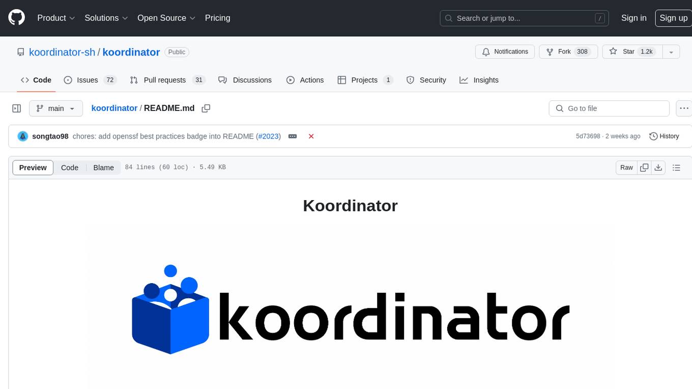 koordinator Screenshot