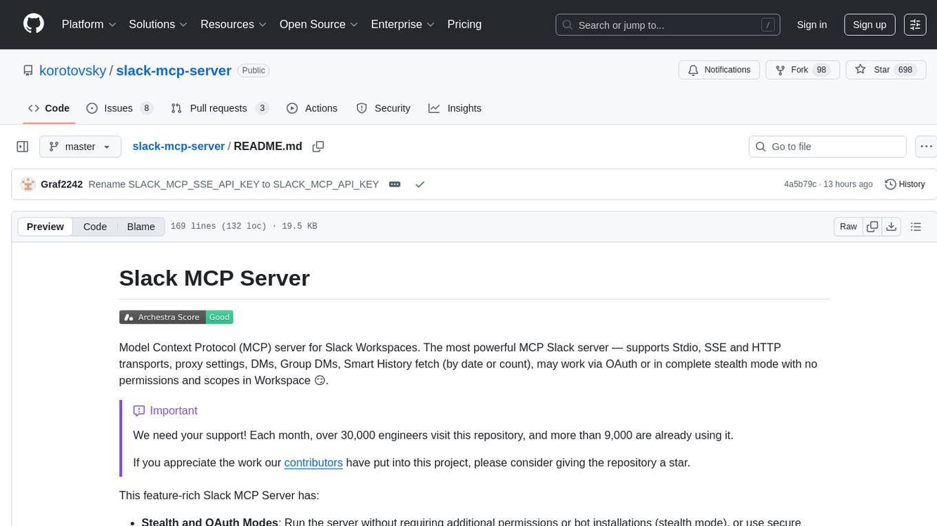 slack-mcp-server Screenshot