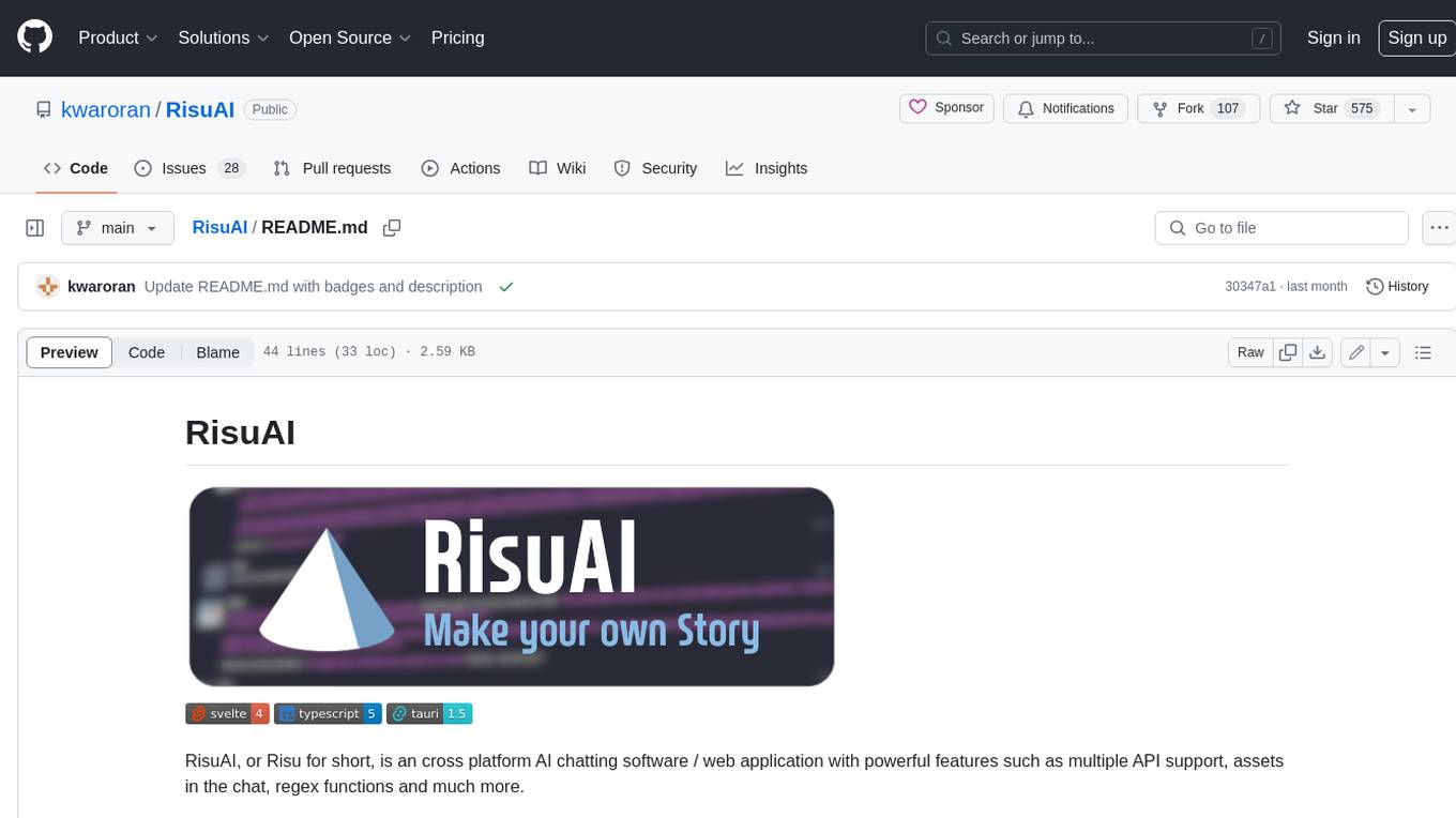 RisuAI Screenshot