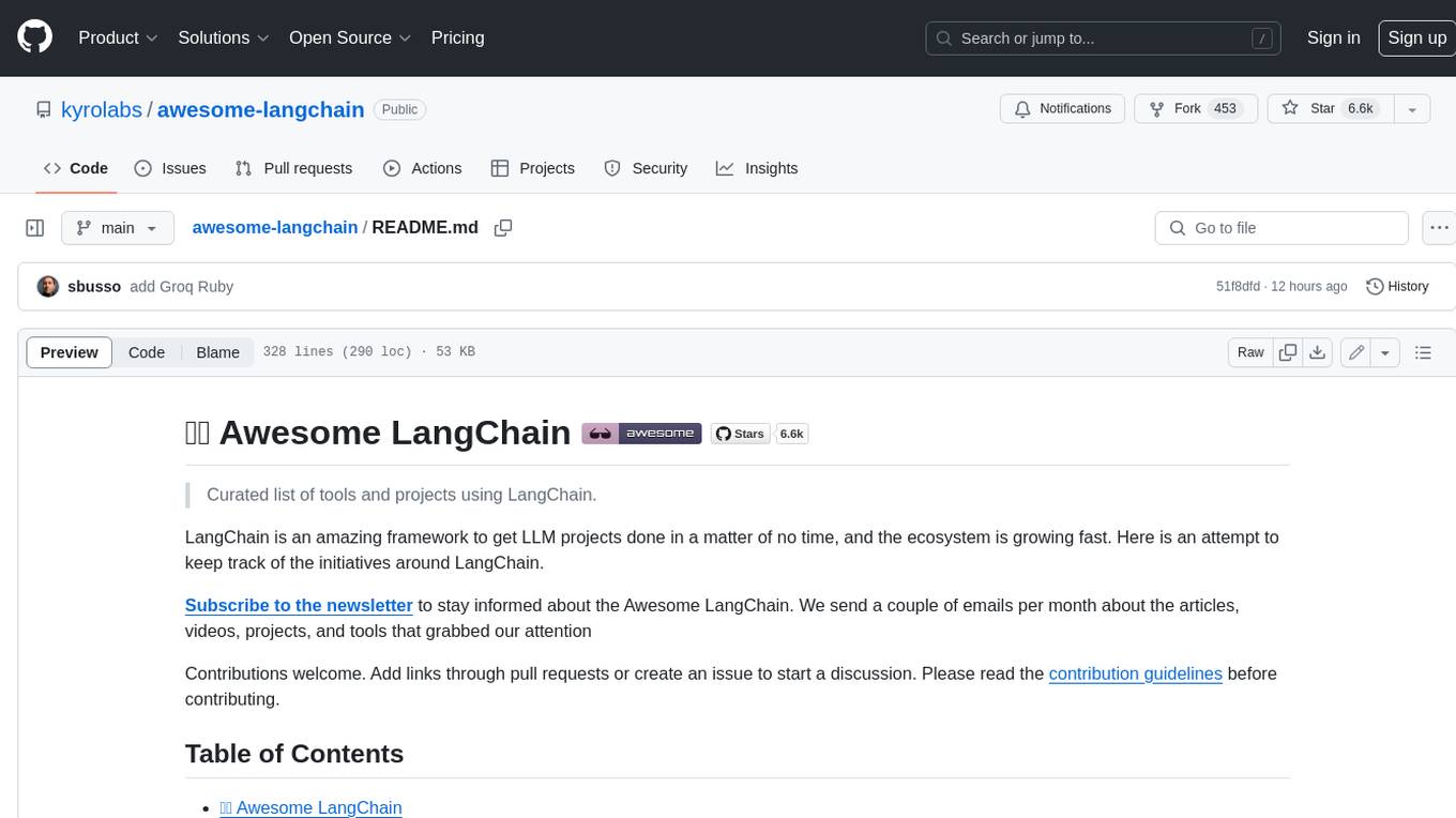awesome-langchain Screenshot