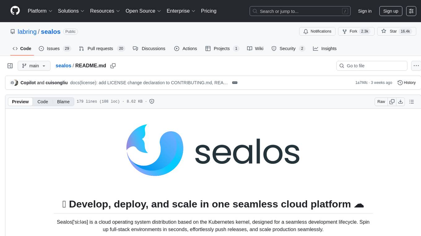 sealos Screenshot
