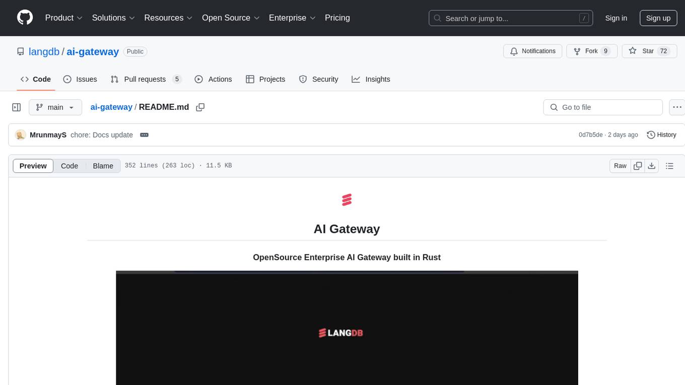 ai-gateway Screenshot