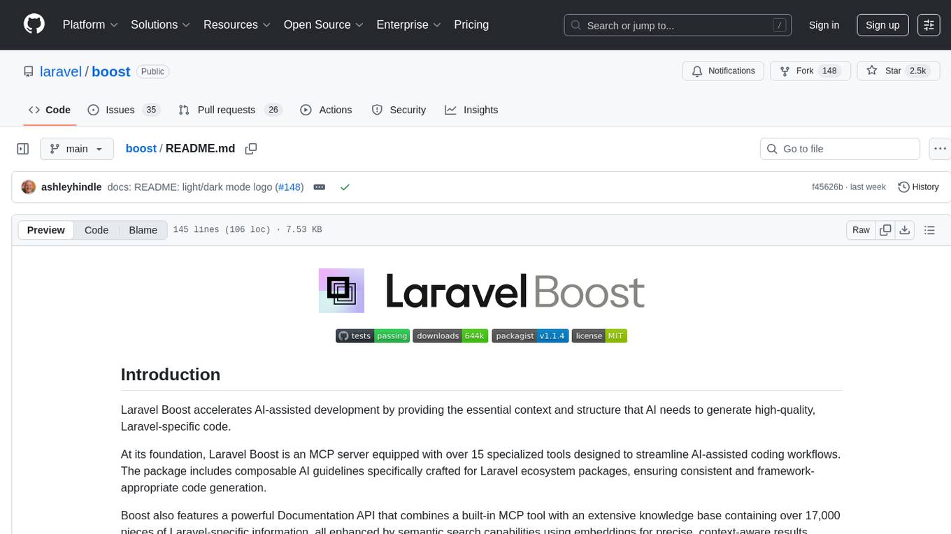 boost Screenshot