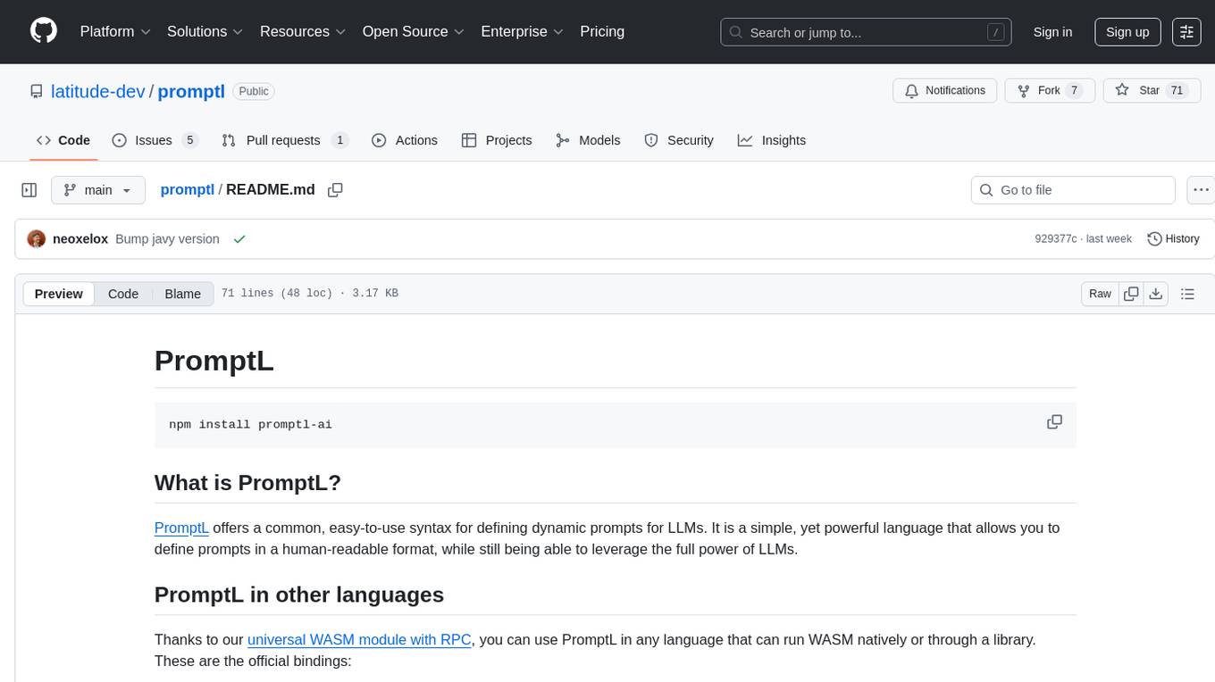 promptl Screenshot
