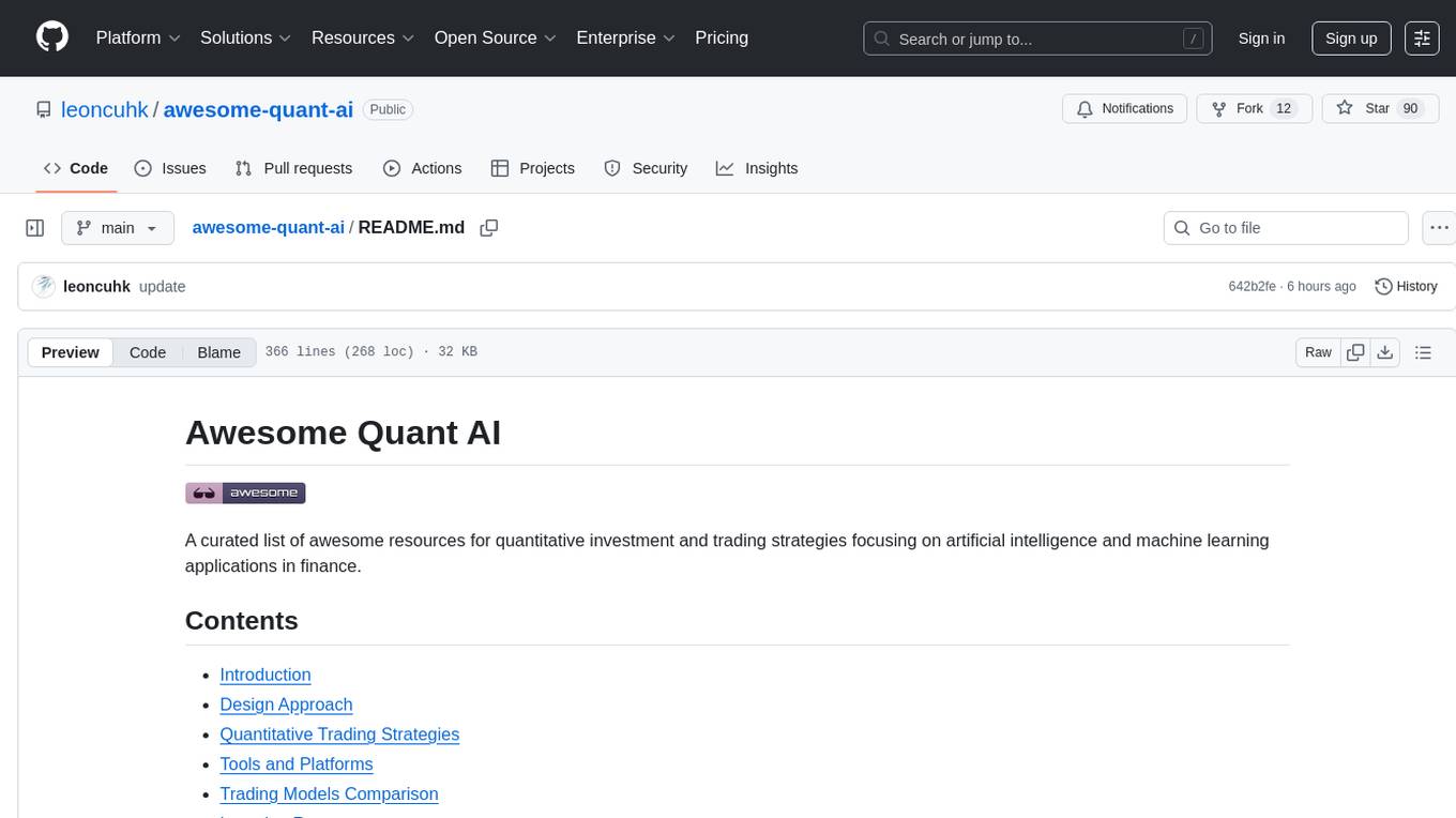 awesome-quant-ai Screenshot