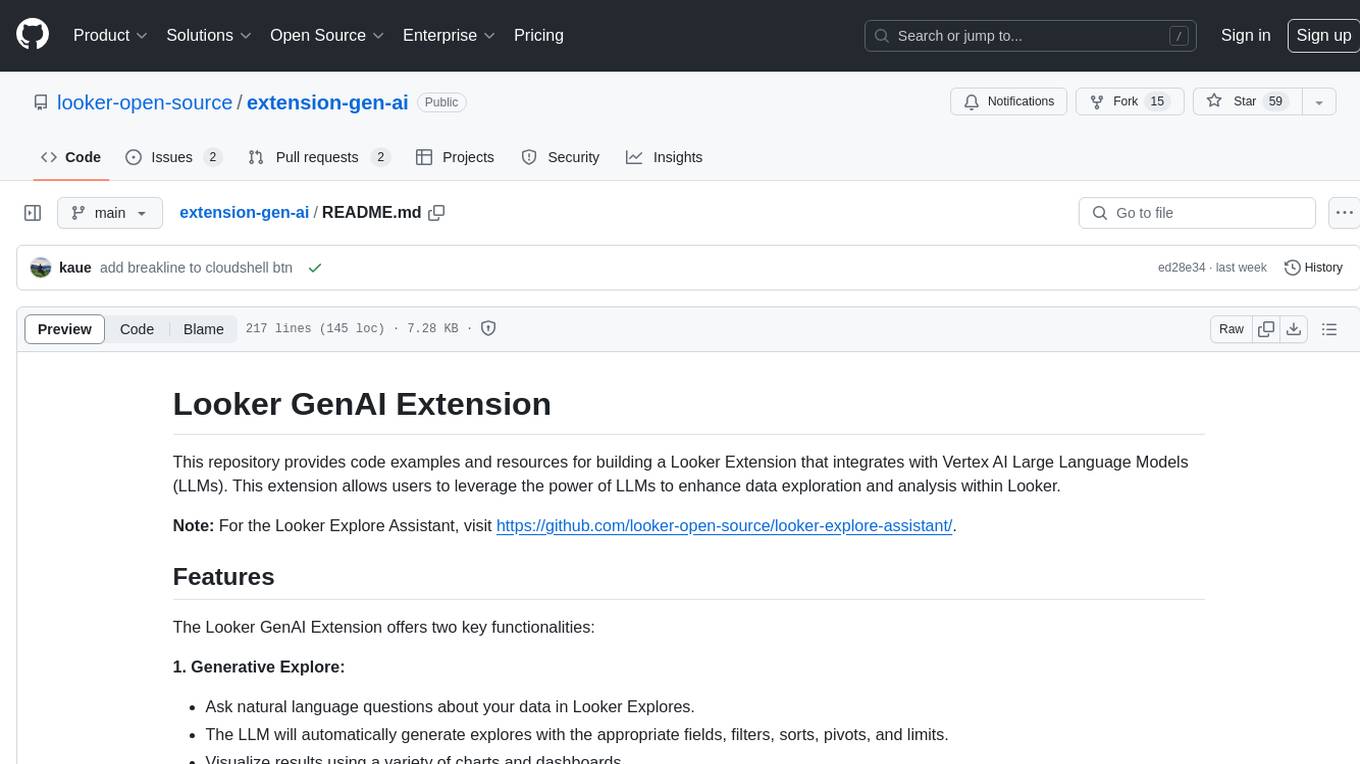 extension-gen-ai Screenshot