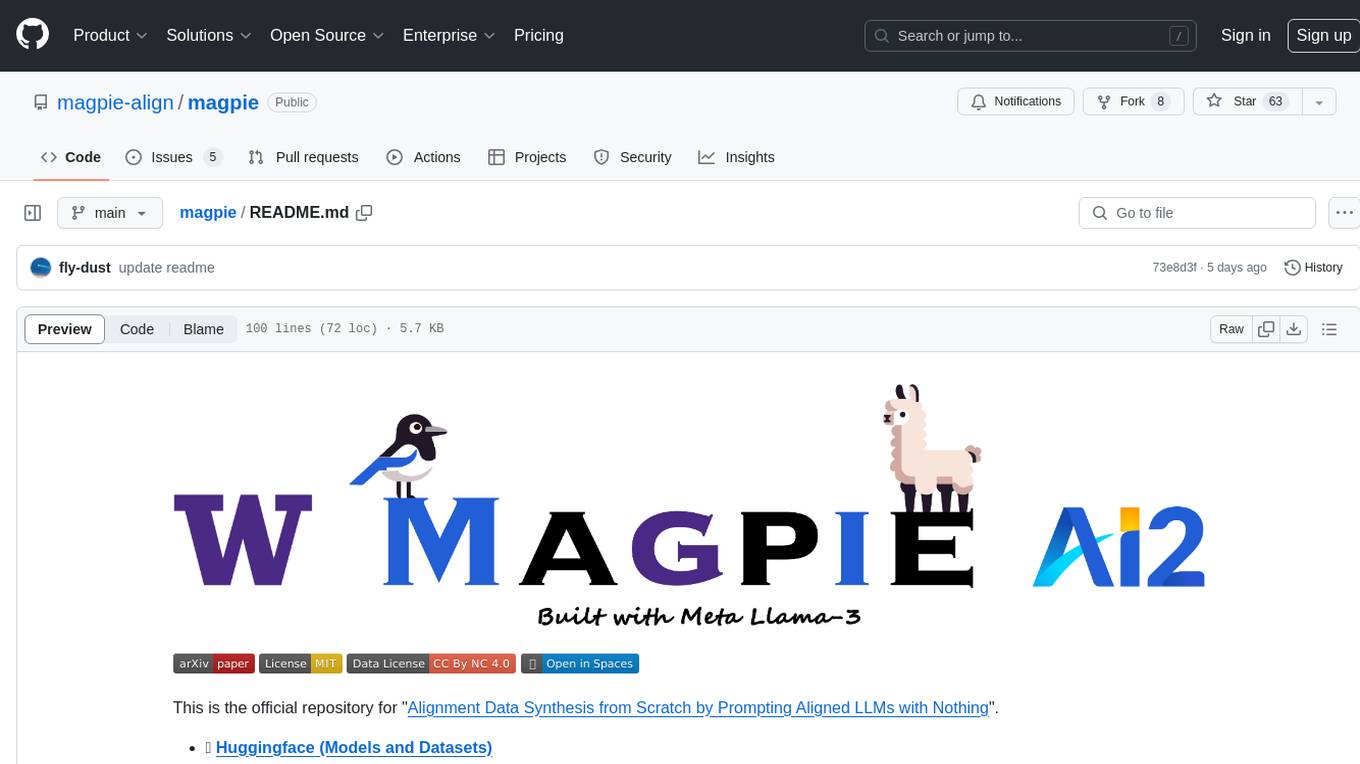 magpie Screenshot