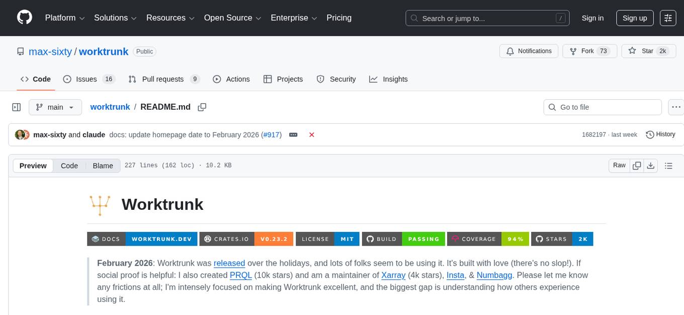 worktrunk Screenshot