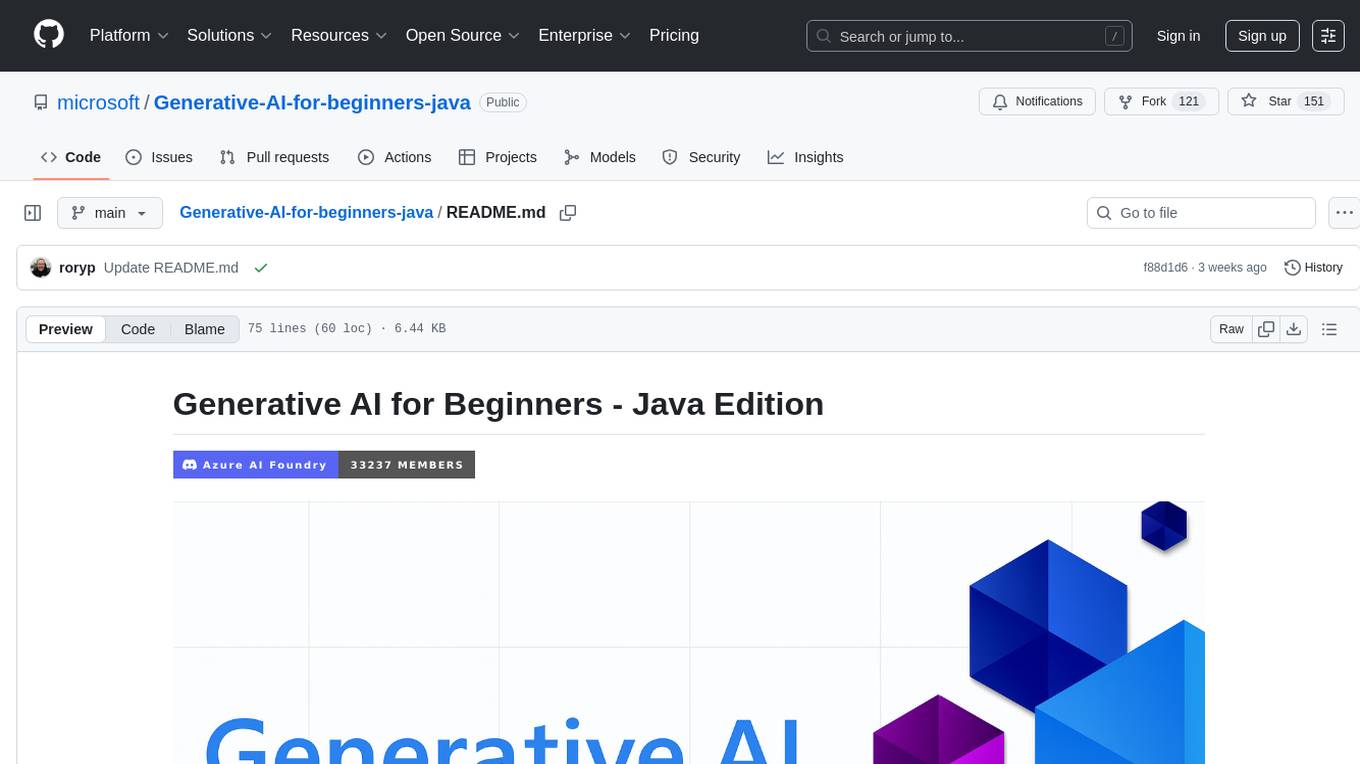 Generative-AI-for-beginners-java Screenshot