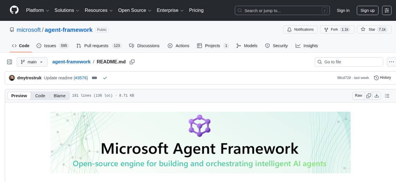 agent-framework Screenshot