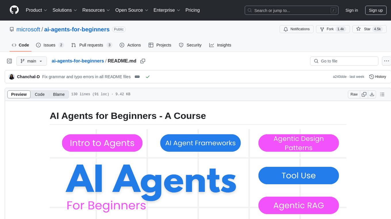 ai-agents-for-beginners Screenshot