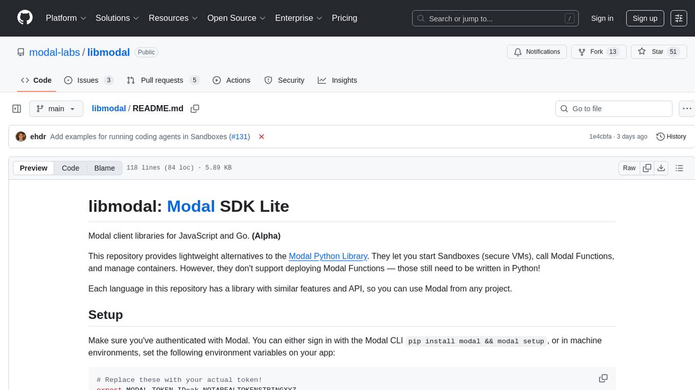 libmodal Screenshot