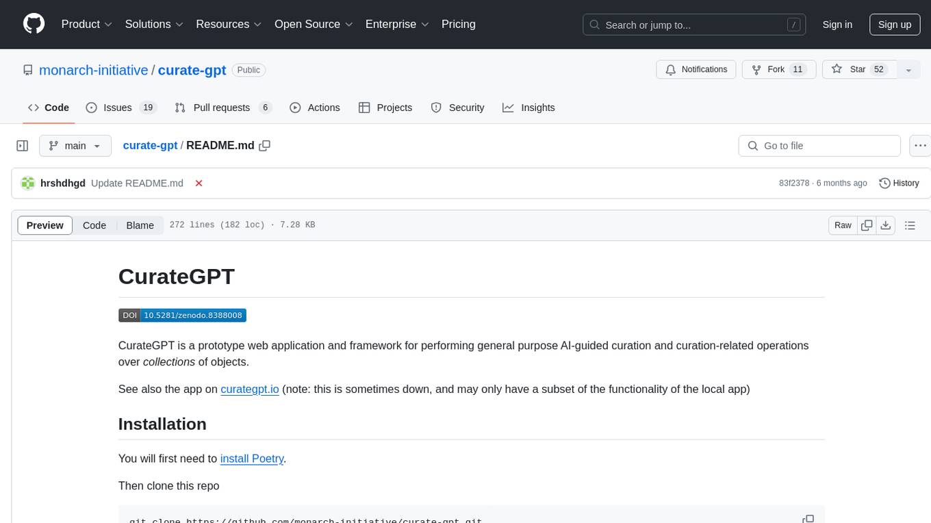 curate-gpt Screenshot