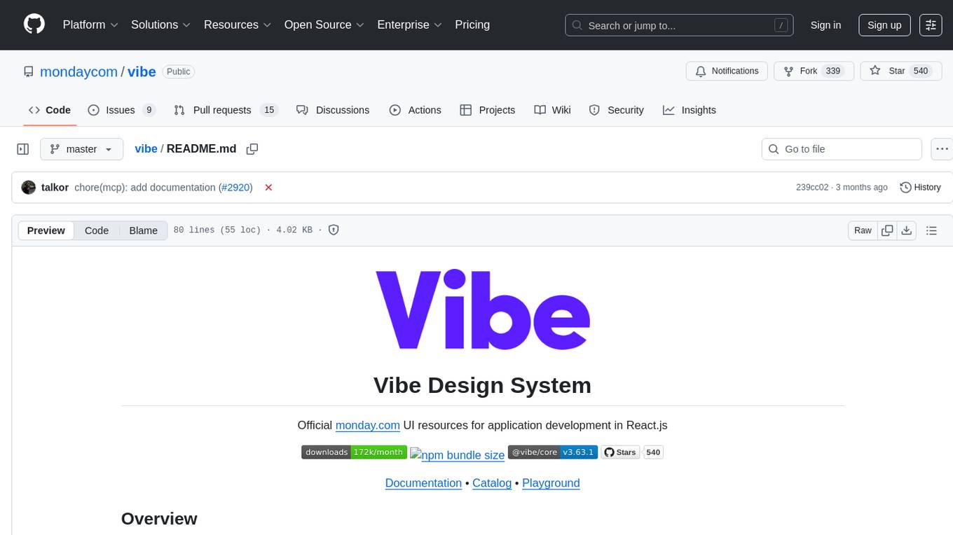 vibe Screenshot