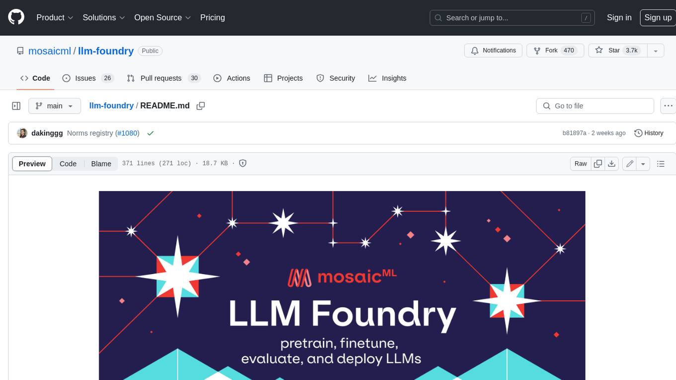 llm-foundry Screenshot