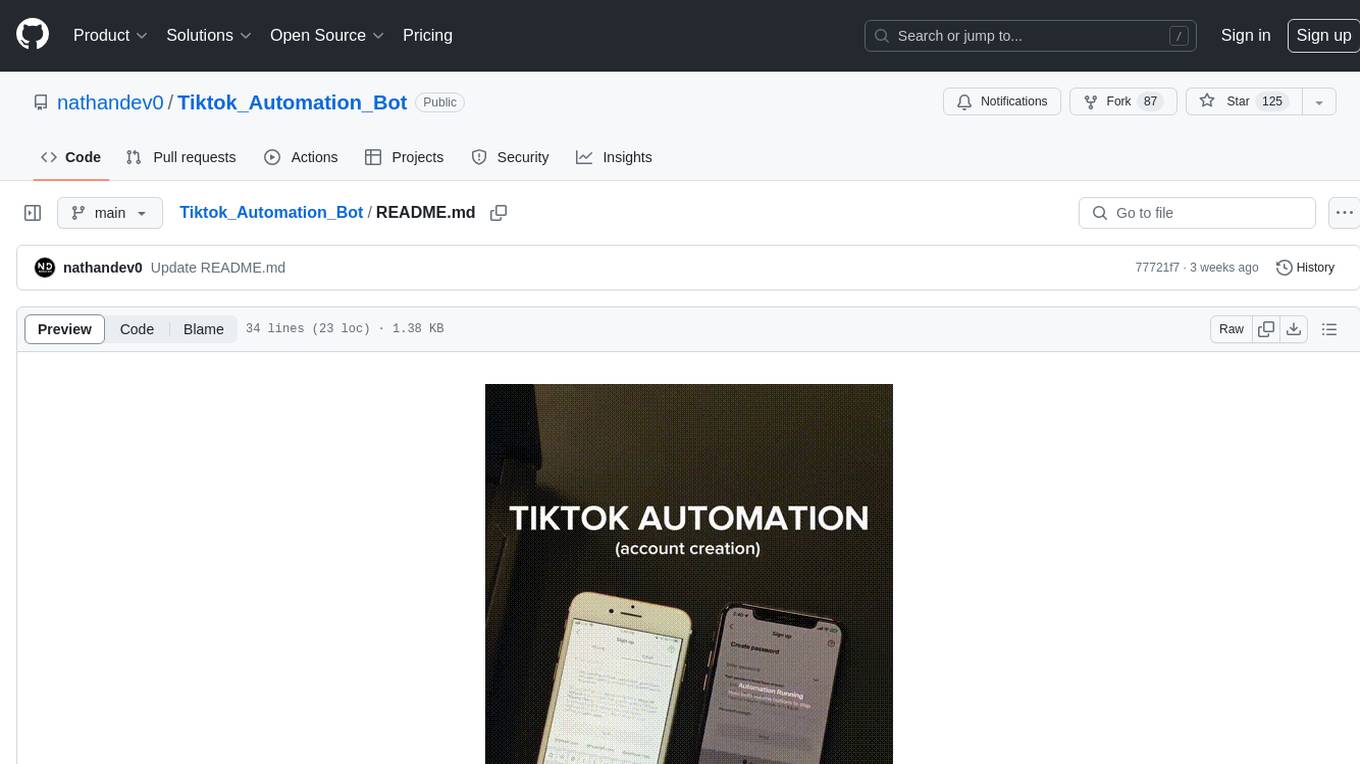 Tiktok_Automation_Bot Screenshot