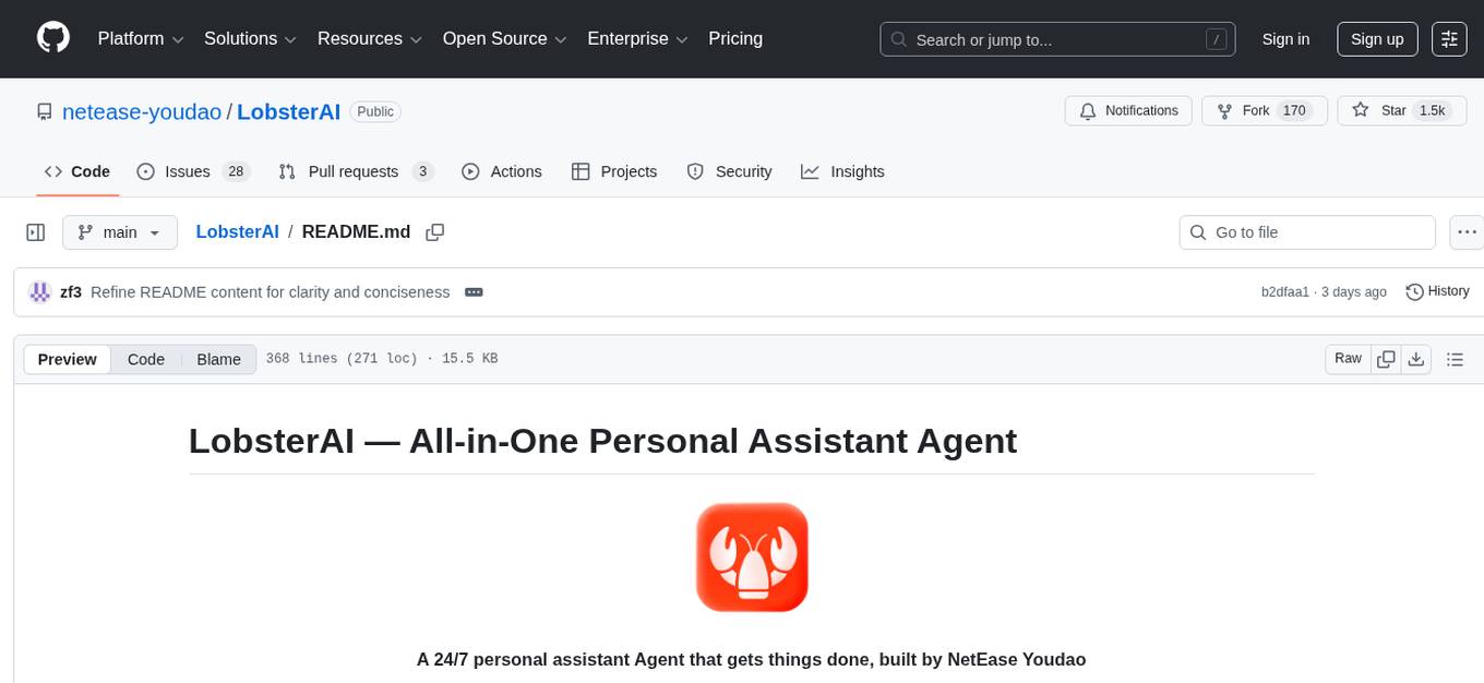 LobsterAI Screenshot