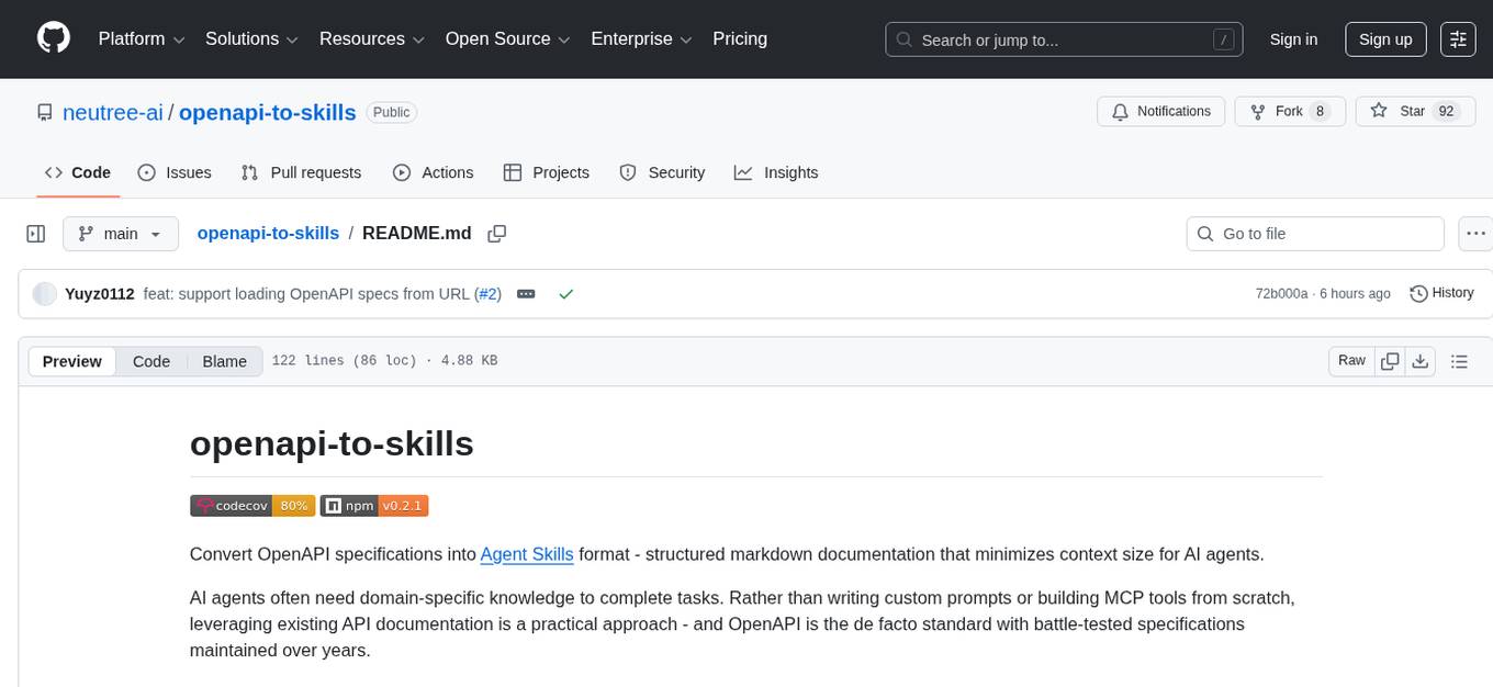openapi-to-skills Screenshot