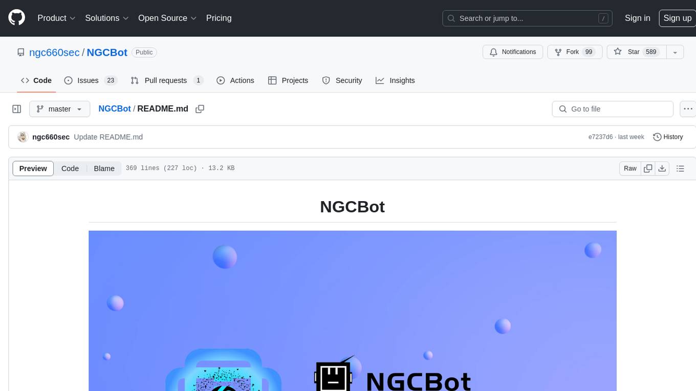 NGCBot Screenshot