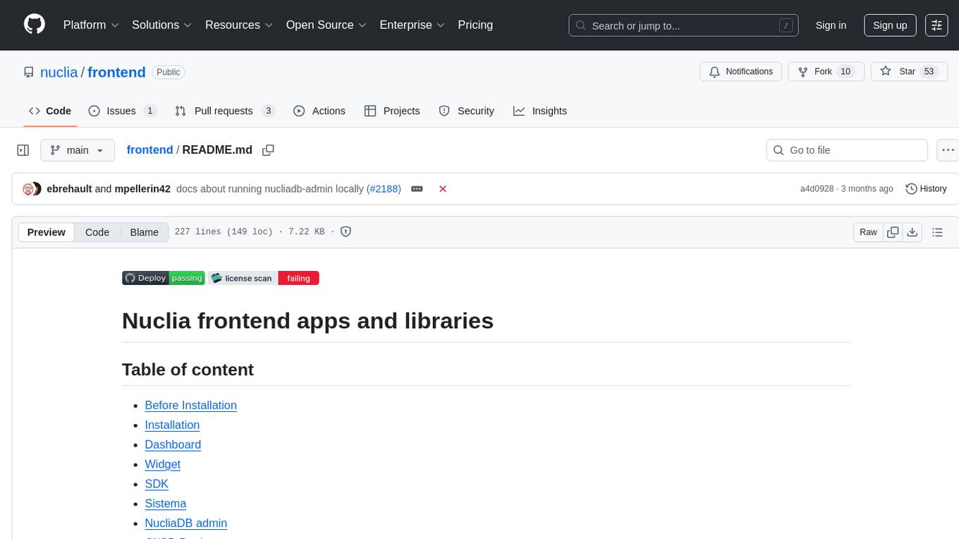frontend Screenshot