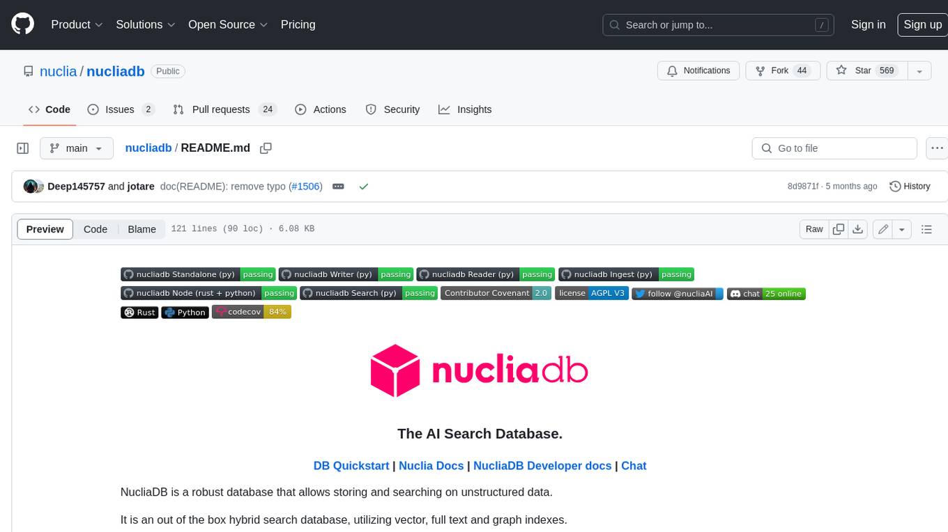 nucliadb Screenshot