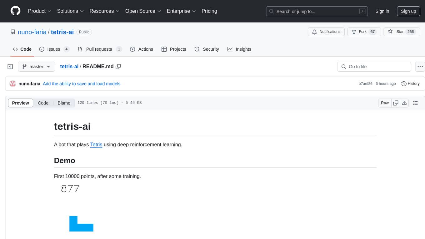 tetris-ai Screenshot